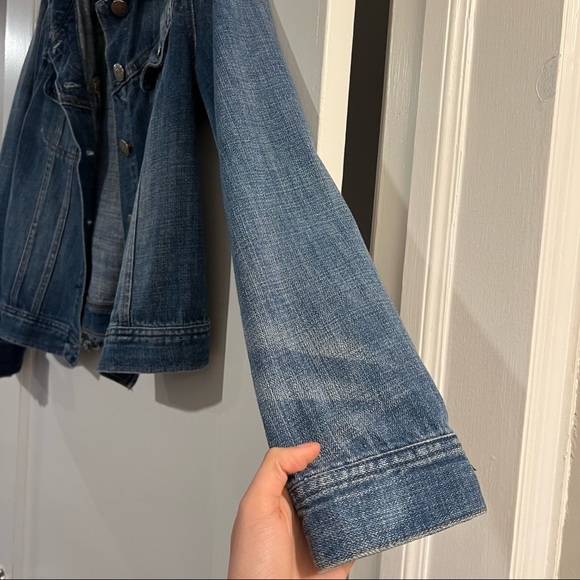 JCREW Denim Button Down Jean Jacket Size S - Picture 7 of 10